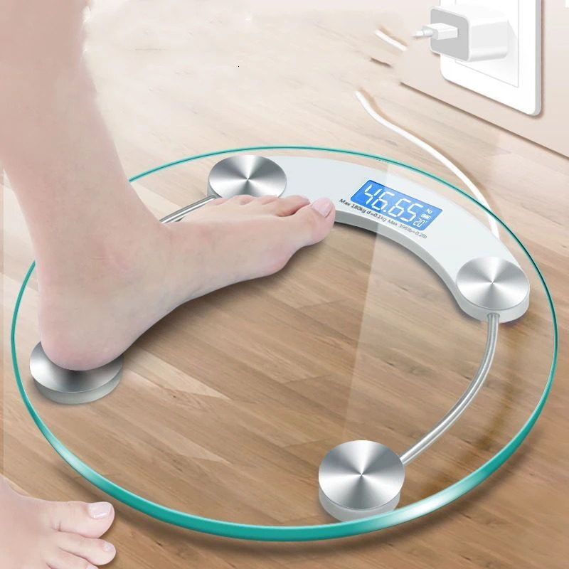 USB Rechargeable Electronic Scale Precise Home Health Scale Human Body Scale Adult Weight Loss Scale Accurate Device 250513
