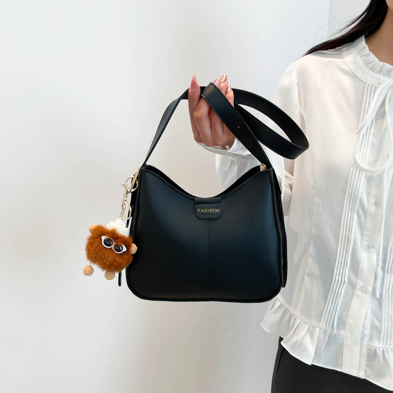 Women's new spring and summer fashion bucket bag one shoulder crossbody bag versatile fashion shoulder bag underarm bag patchwork texture designe