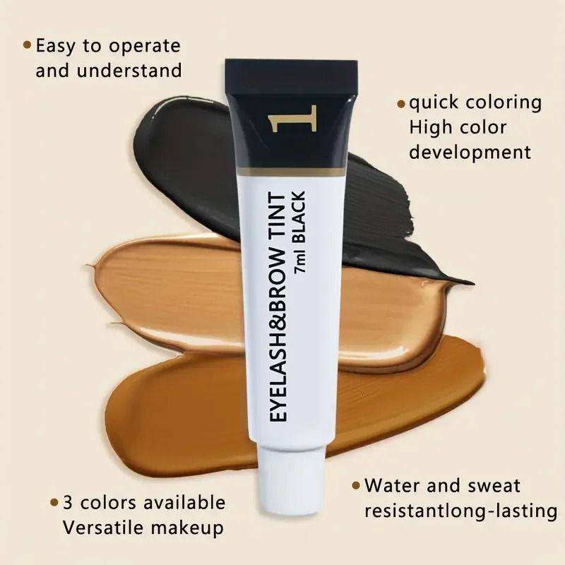 Eyebrow Dye Kit Waterproof and Sweat-proof Eyebrow Dye Comes with a Brush Long-lasting Eyebrow Shaping and Enhancement Effect 250515
