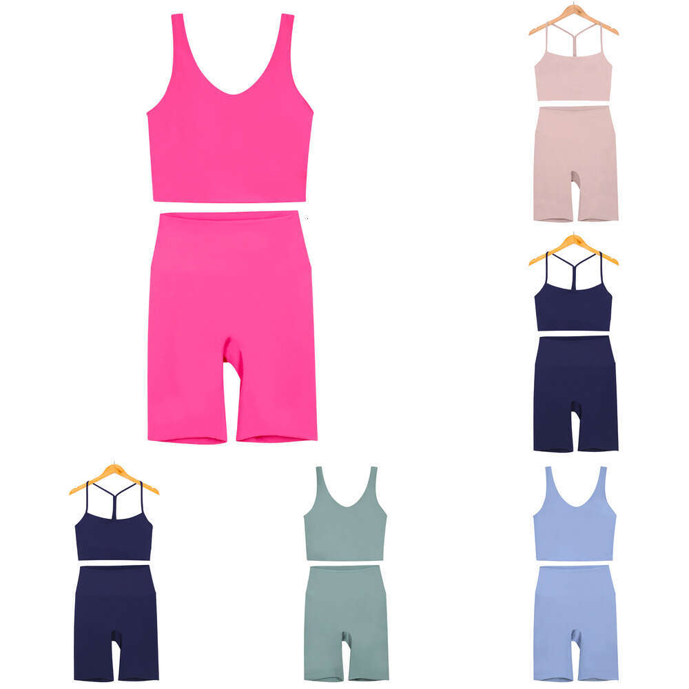 Sports Hotty Hot Quick Dry yoga set Breathable High Waisted bra Workout Tights Tracksuits Outfits Yoga Dupes Push Up Running Casual Biker Shorts Cloth