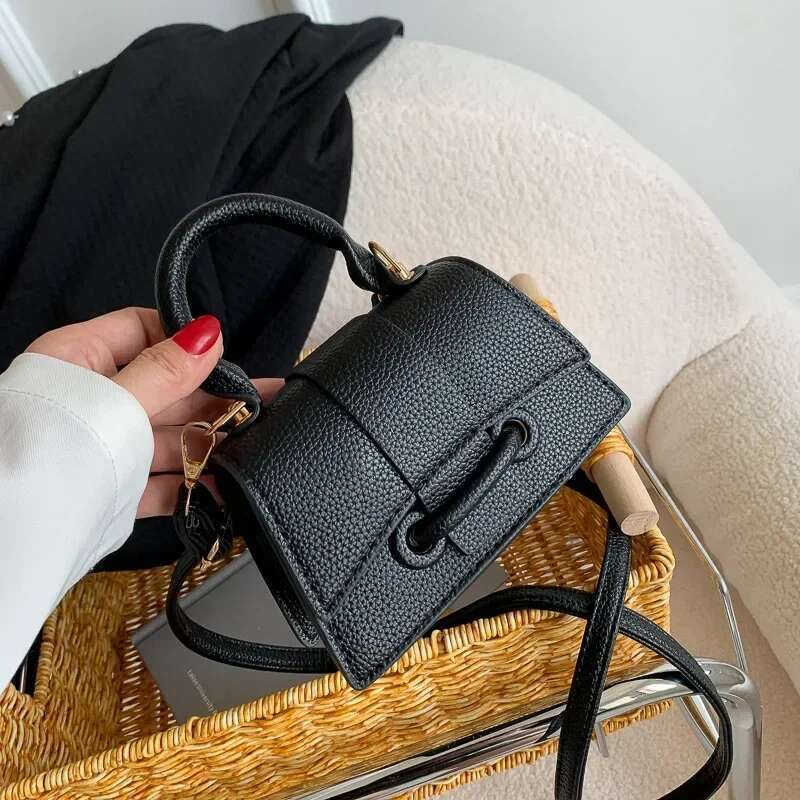 Trend Bags Womens Solid Advanced Crossbody Shoulder Clutch Bag Fashion Mini Purse Shopping Cosmetic Storage Handbag
