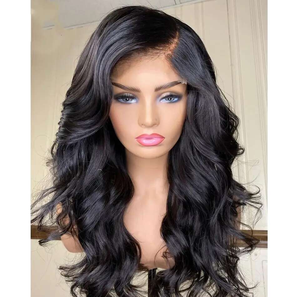 Loose Wavy 5x5 Top Malaysian Pre Plucked Glueless Silk Base Full Lace Human Wig Baby Hair