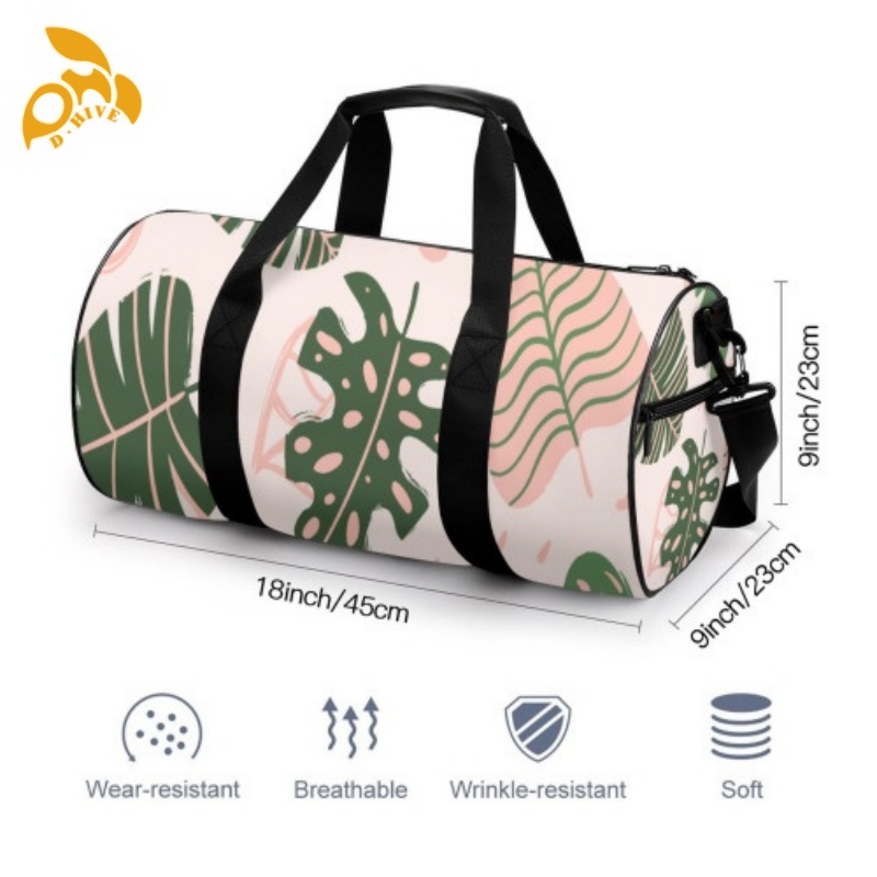 Free delivery: TOP designer custom round beige,fashion white and black semi-long lightweight round sports bags