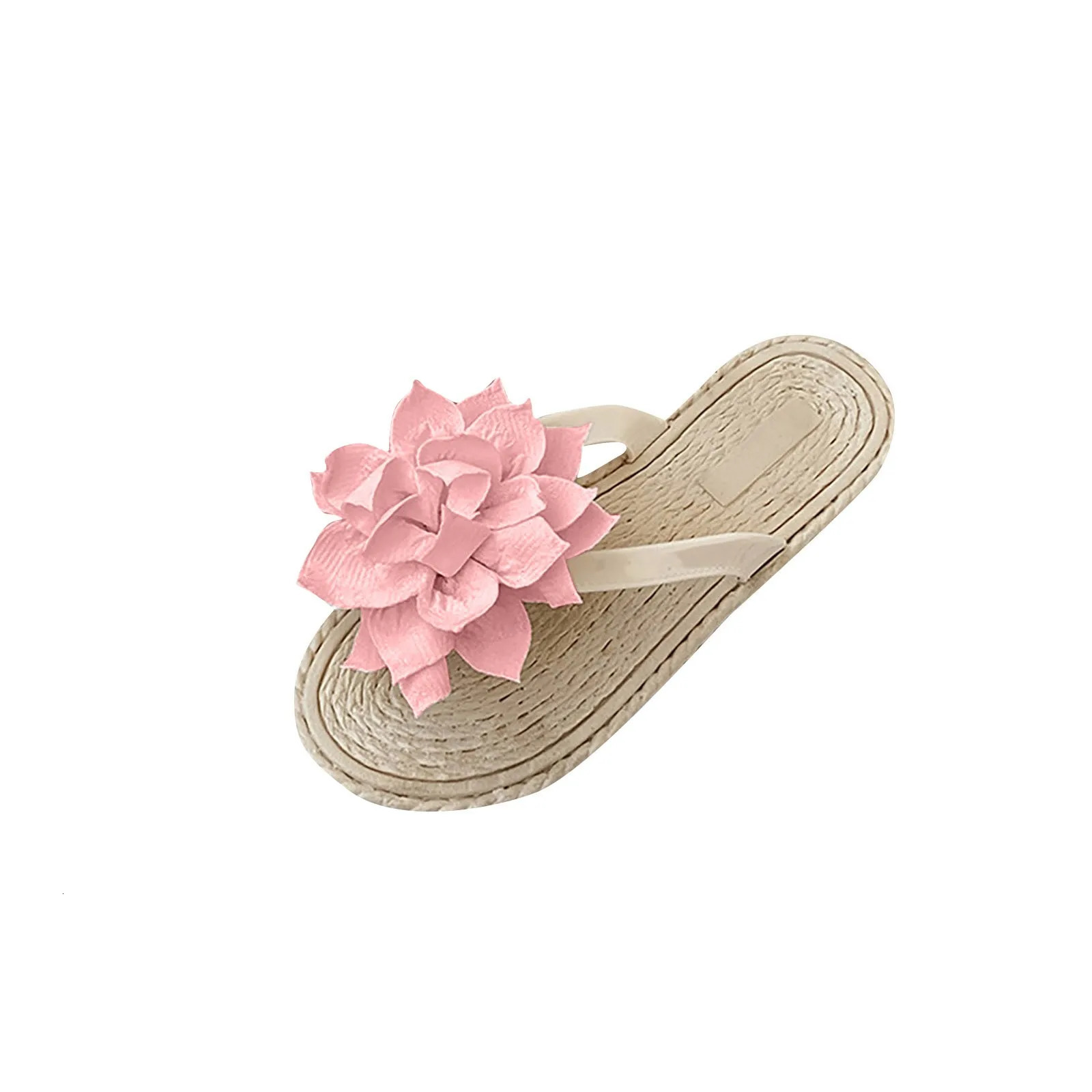 Womens Summer Outerwear Fashion Flower Flip-flops Non-slip Soft Bottom Seaside Vacation Beach Shoes Flip-flops For Women 250519