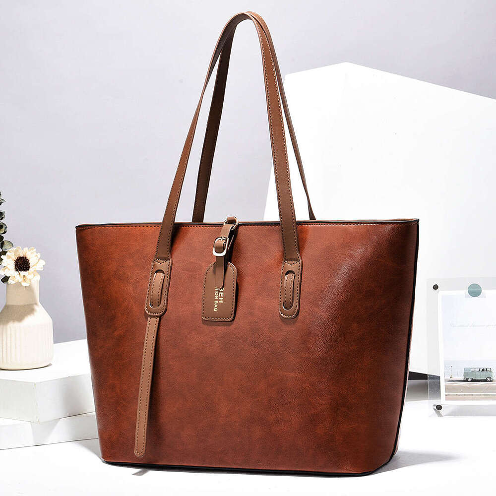 Cowhide patterned tote Taizhou women s ladies single shoulder crossbody bag texture versatile handbag bags