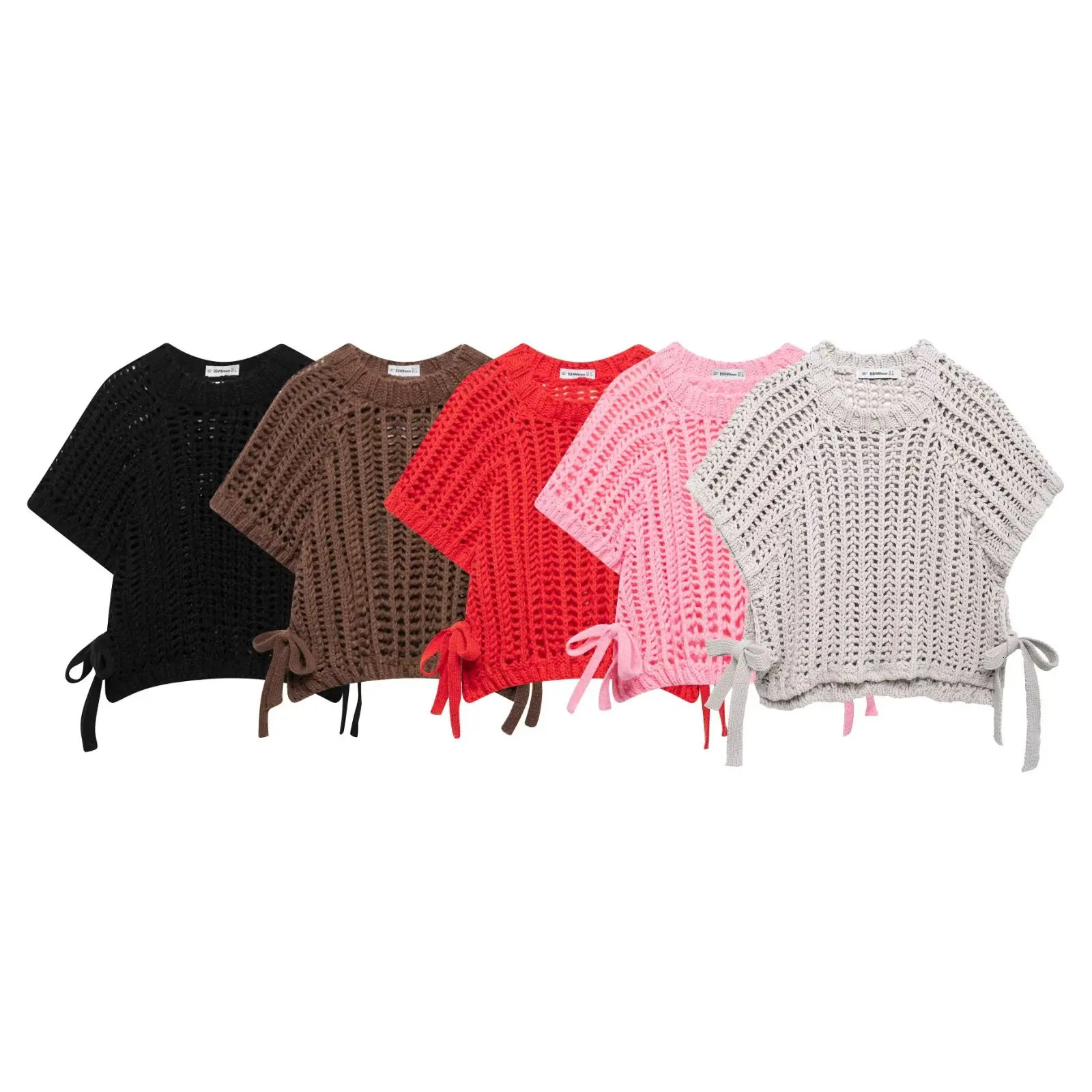 European and American style niche n round neck sleeveless pullover knitted vest 250519