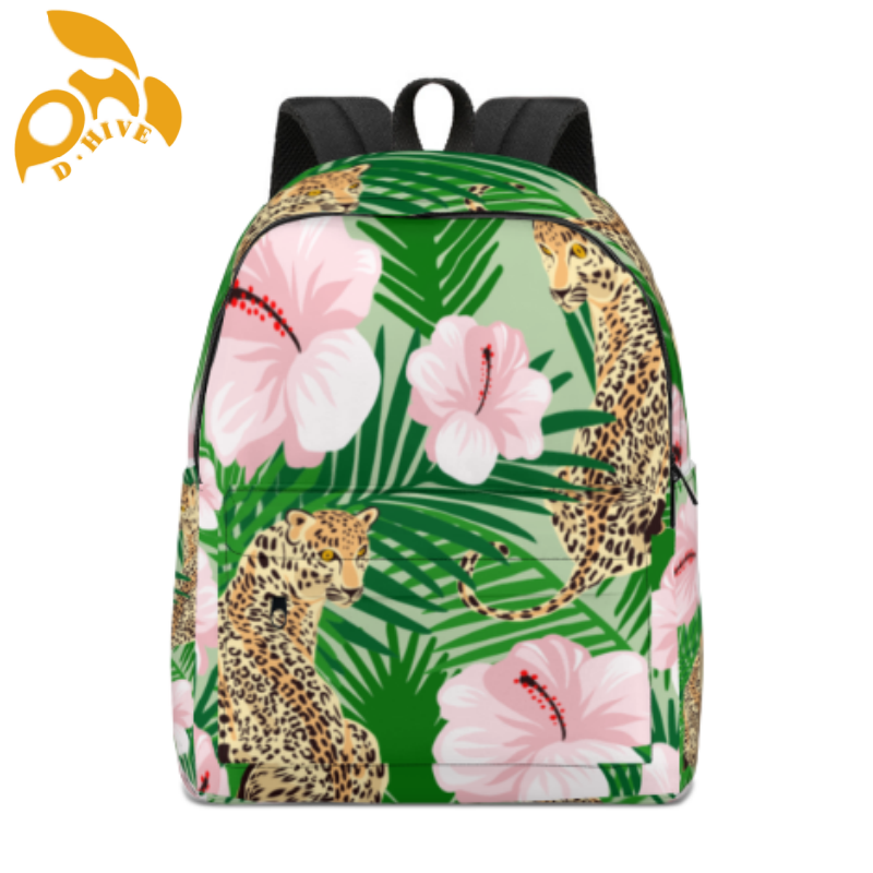 Free shipping designer custom beige, white and black lightweight, high-quality half-width lightweight schoolbag