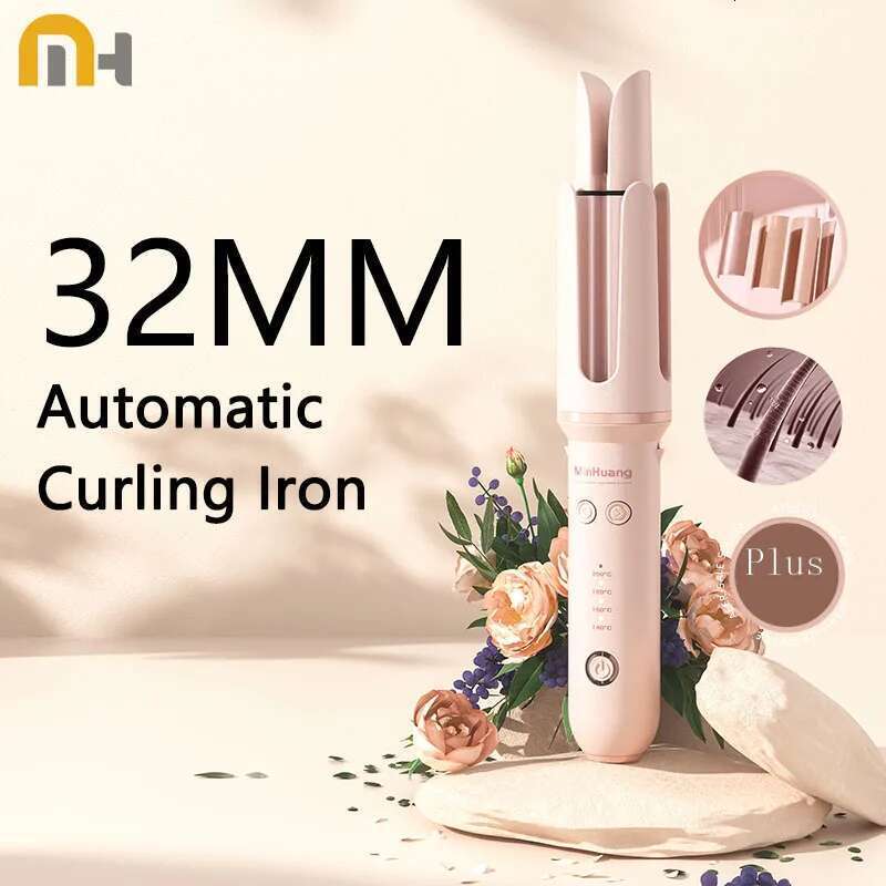 Automatic Iron 32mm Curler Ceramic Rotating Professional Waver Curling Tool Hair curler for long hair