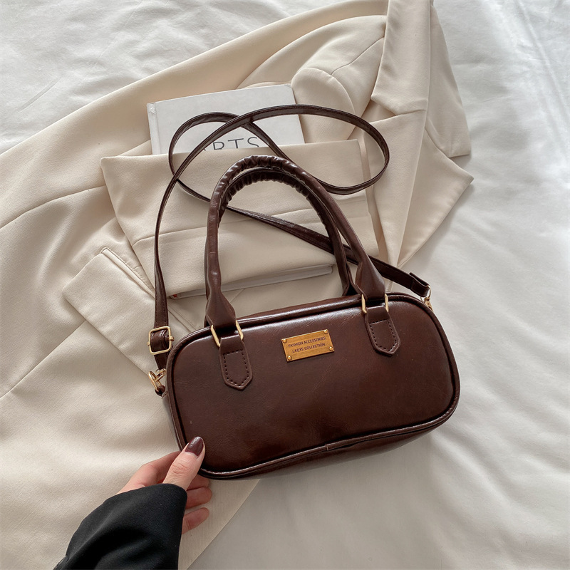 Free Delivery Designer Bag Appearance And Texture Premium Small Spring Women's 2025 New Crossbody Commuting Hand Held Bowling Luxury Bag