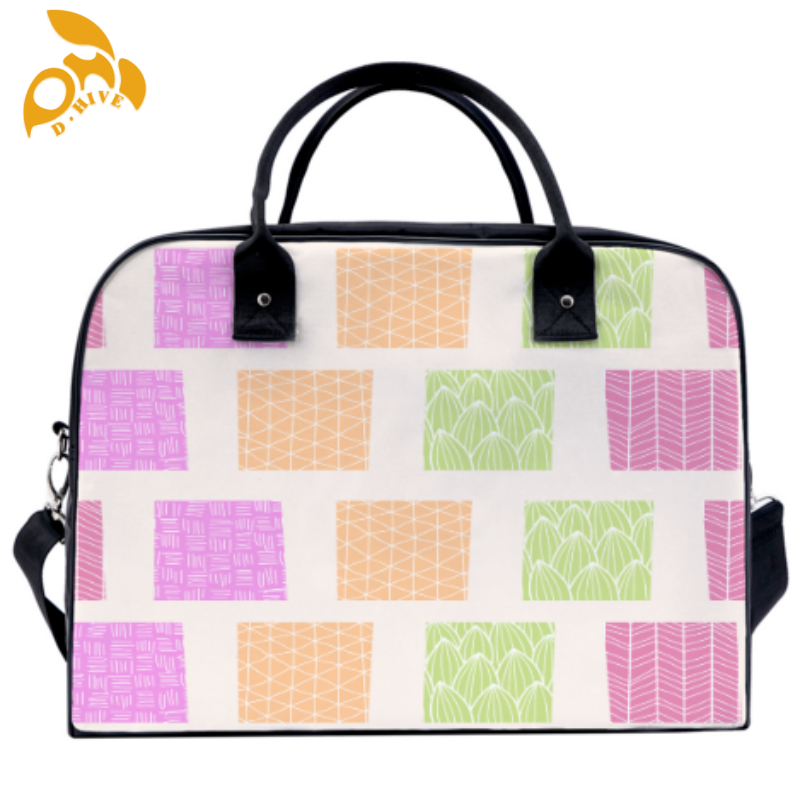 Free shipping lightweight and high-quality hand-held travel bags in beige, white and black, custom-made by fashion designers, are provided