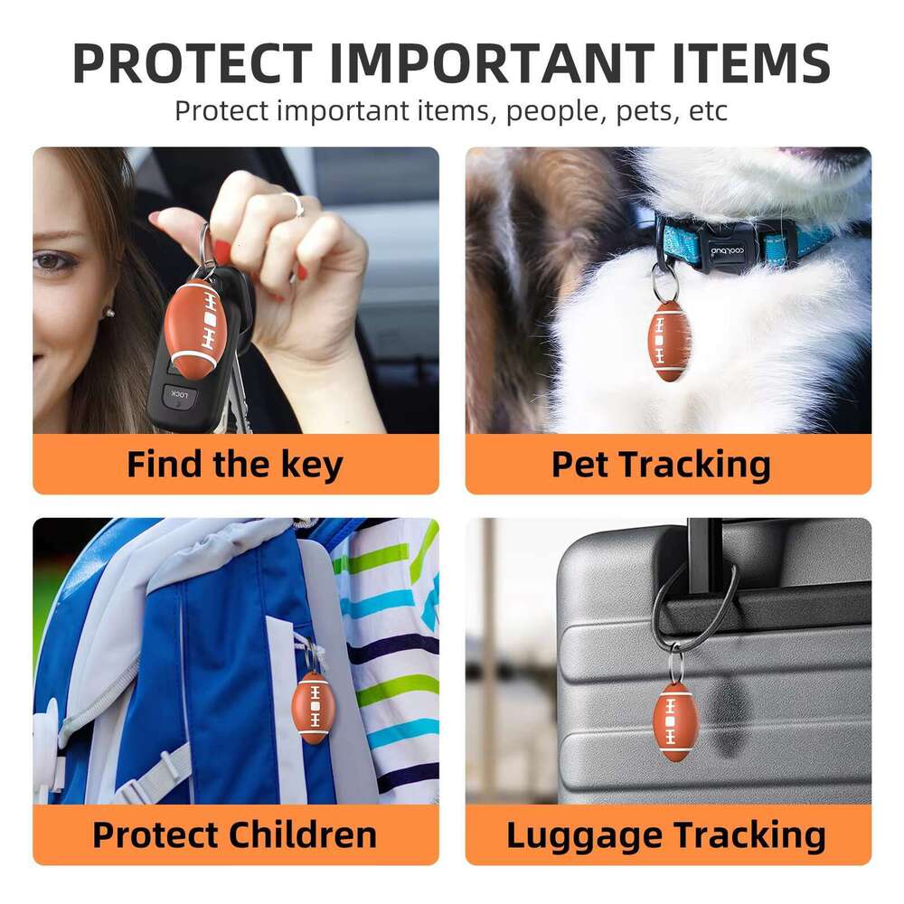 Rugby design dog cat anti loss tracker mini positioning system locator tracking device