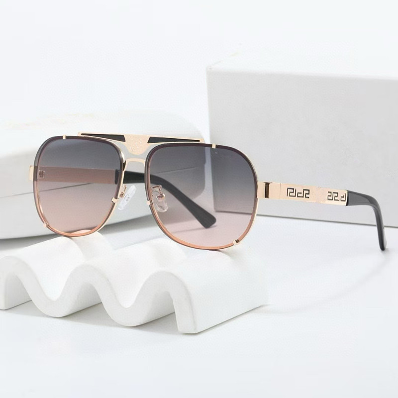 Designer Sunglasses For Women Men Fashion Sunglasses Luxury Polarized Lens Goggle Pilot PC Frame Oversized UV400 Eyewear Luxury Style Sunglasses AS807