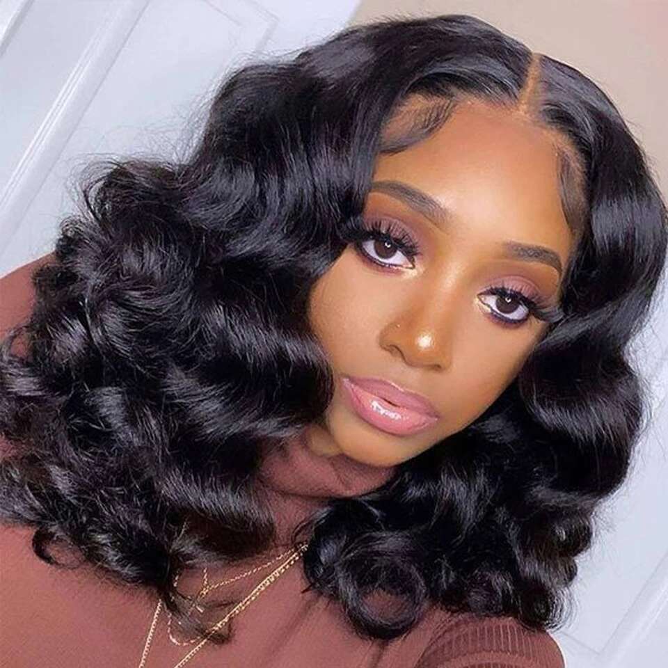 Glueless Wear And Loose Deep Wave Bob For Women 4x4 Ready To Go Human Hair Wigs Pre Cut Lace Wig