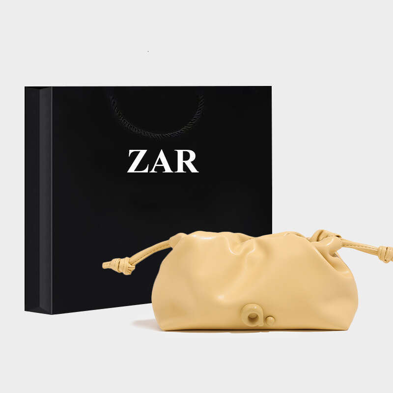 Women's Bags Designer Soft Leather Pleated Cloud New With A High-End Feeling, Fresh Sweet Crossbody Bag, Casual, Compact And Lightweight Carrying