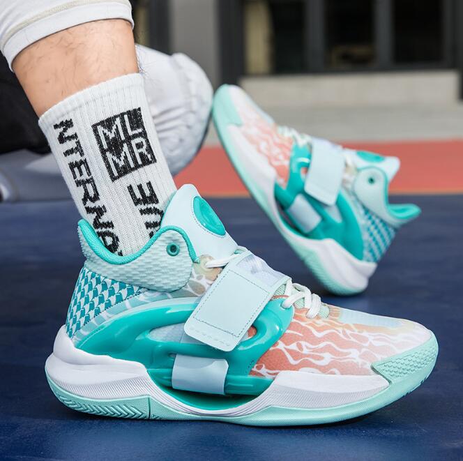 Basketball sneaker Men's Shoes Versatile For Spring and Autumn Sports Running Leisure Odor Proof Breathable Mesh Shoes Z 5.20-4