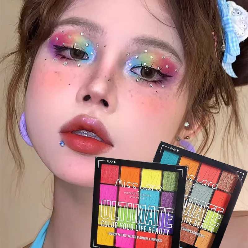 Pearlescent Eyeshadow Palette Matte Shimmer Eye Shadow Delicate Easy To Clear Lasting 16 Colors Women Beauty Eye Makeup CosmeticXJ250520