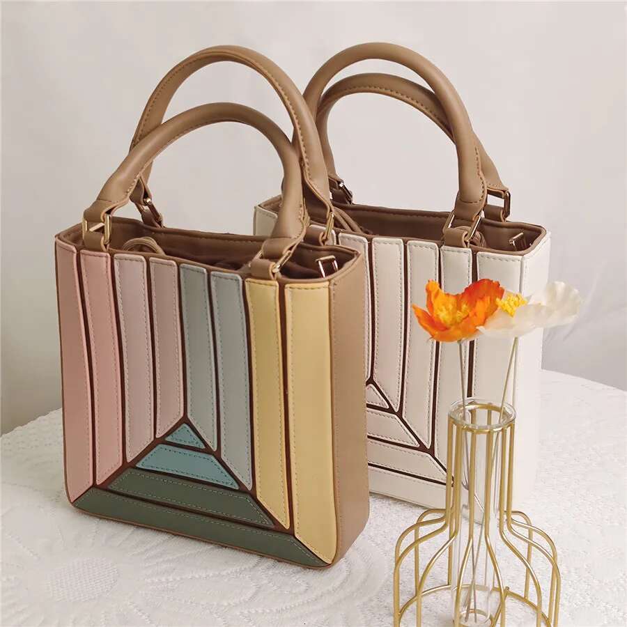 New Totes For Women Handbag Fashion Female PU Bag Pink Square Crossbody Shoulder Bags Ladies Handbags Bolsas