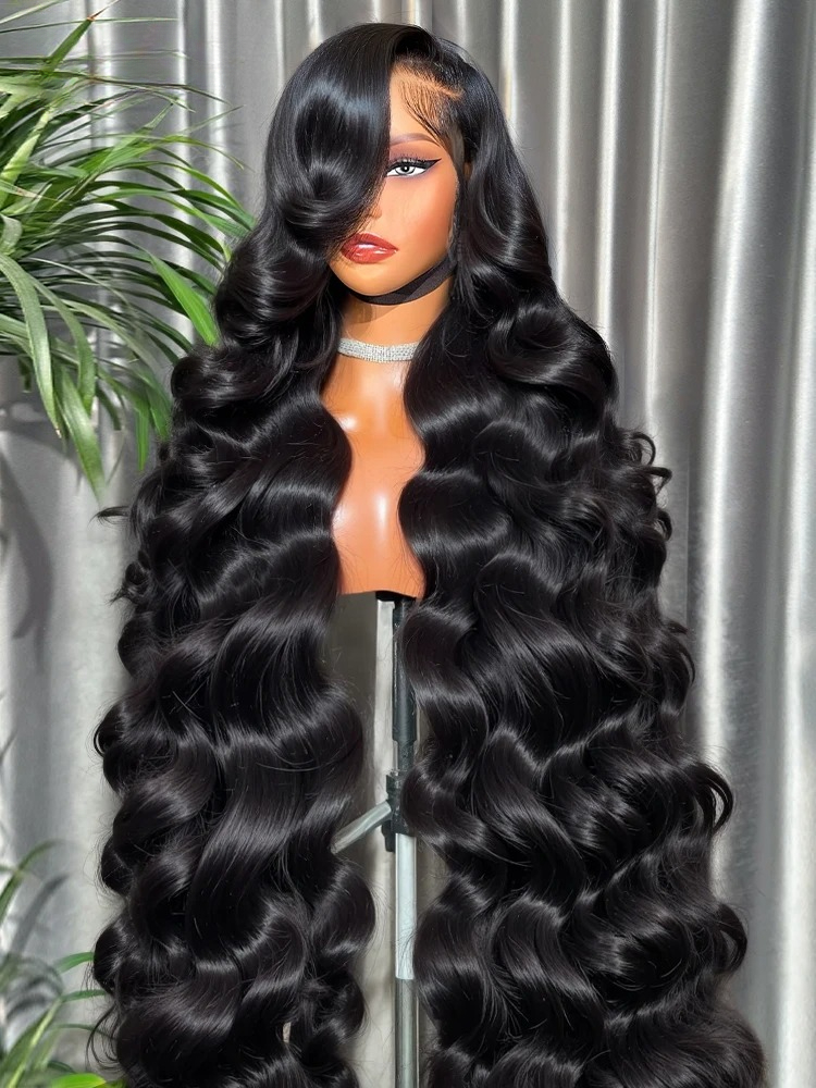 Body Wave Lace Front Wig HD Transparent 13x4 13x6 Pre Plucked 360 Human Hair Wigs For Women Wig 200 Density synthetic