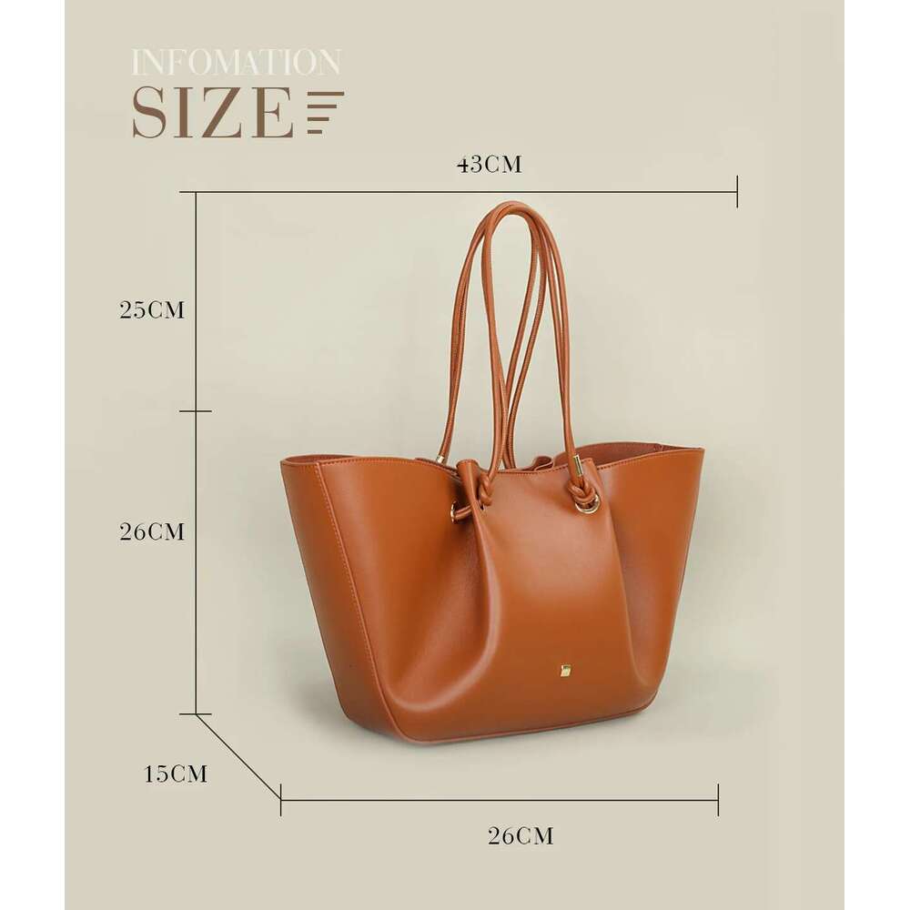 PG Lady Light High-End Design Large Capacity 2025 New Fashion PU Artificial Eco-Friendly Leather Single Shoulder Bag