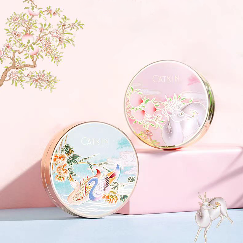 Peach Blossom Air Cushion BB Cream For Women Moisturizing And Long-Lasting Non-Faded Brightening Skin Tone