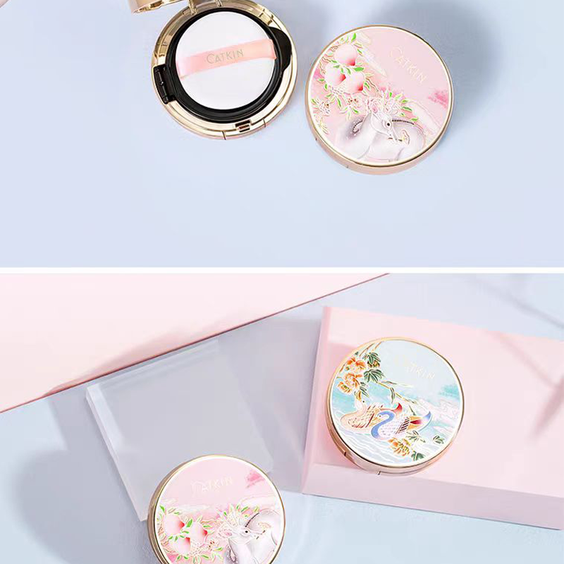 Peach Blossom Air Cushion BB Cream For Women Moisturizing And Long-Lasting Non-Faded Brightening Skin Tone