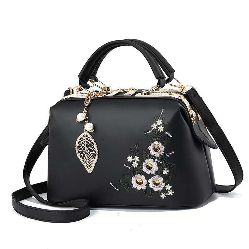 New high capacity handbag Chinese style flower single shoulder bag dignified and elegant quality women s bags