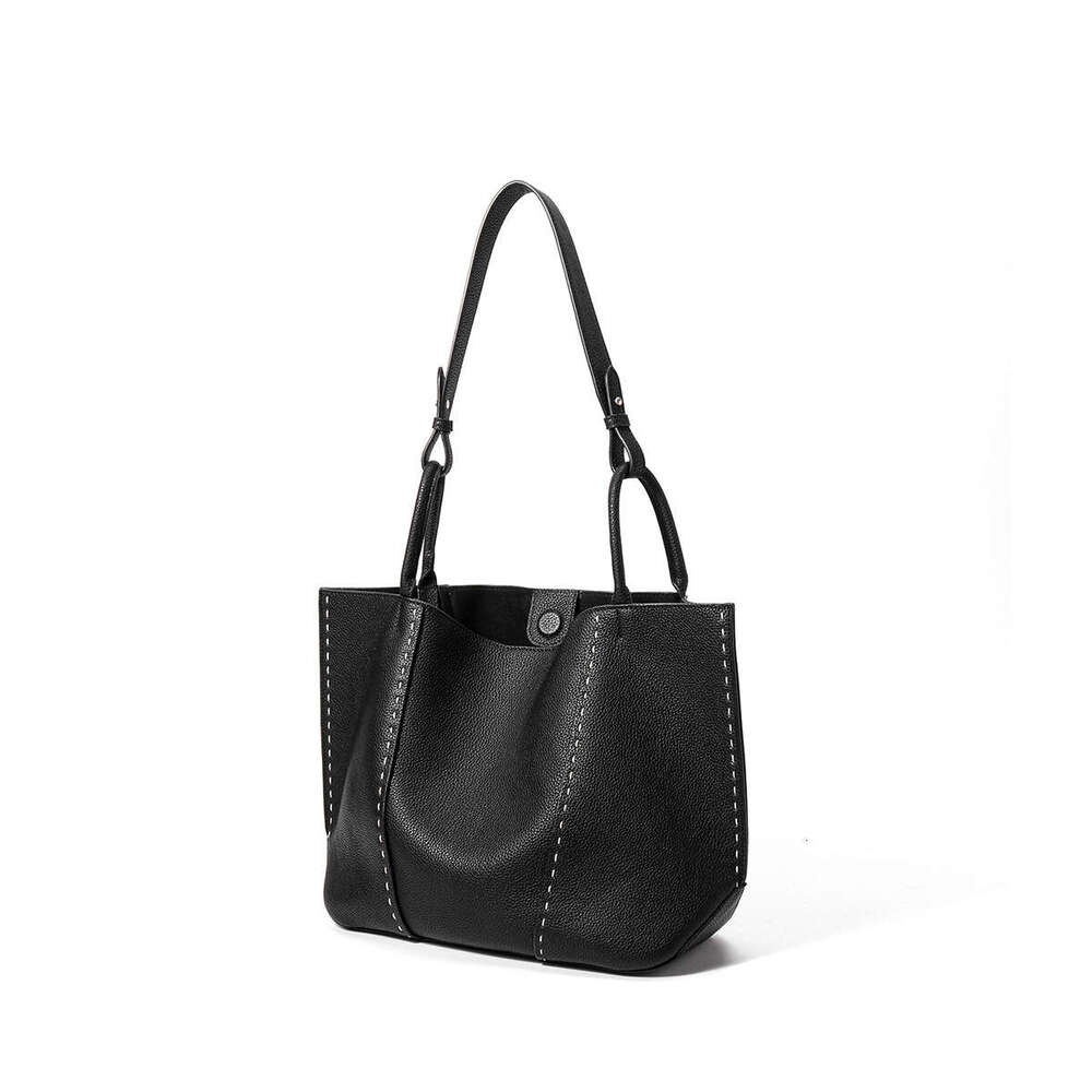 Tote Bag Tote For Women New Genuine Leather Women S Capacity Top Layer Cowhide Commuting Handbag Large Shoulder Bag Lady Bags