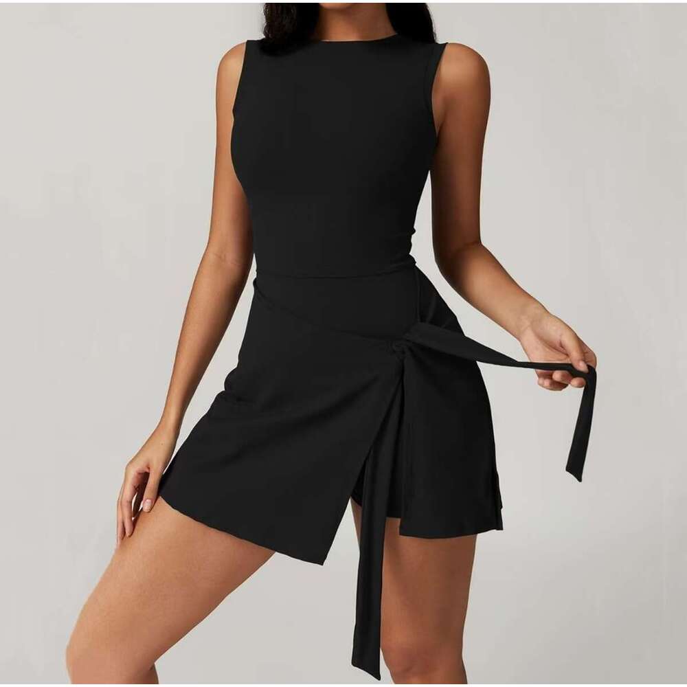 Womens Designer Clothing Dresses for Woman Party Summer Dress Women Dresses 2025 New Womens Hot Products Fake Two Anti Light Tight Sports Dresses