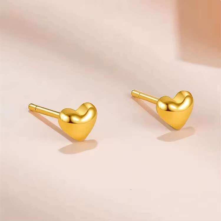 fashionable AU750 pure gold for women's brides' engagement and wedding boutique jewelry earrings