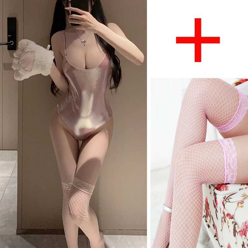 Sex Bodysuit Net clad girl tight fitting deep pink jumpsuit adult sexy sets womens sexi Held sexy ethical toys Sex shop R250520