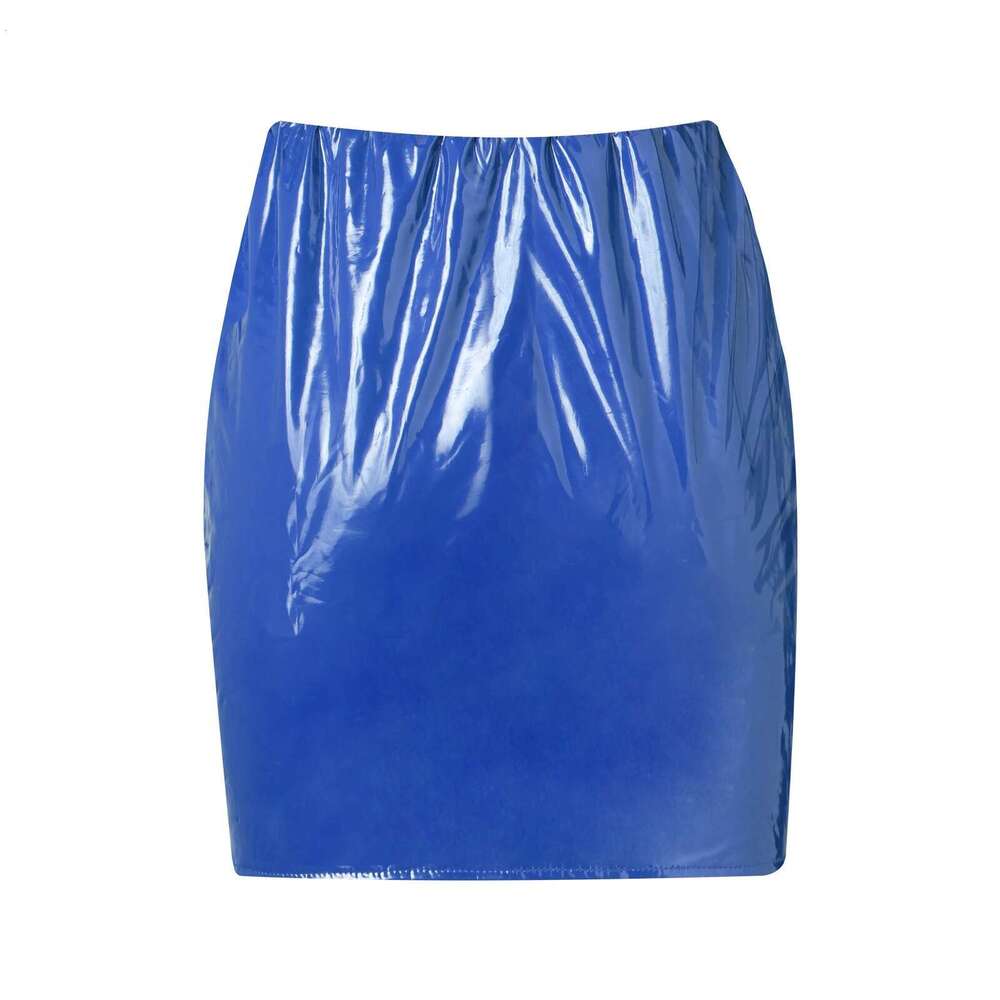 High Waist Sheath Skirts Women Pu Leather Package Hip Female Bodycon Solid Black Short Sexy Pencil Mini Skirt Ladies