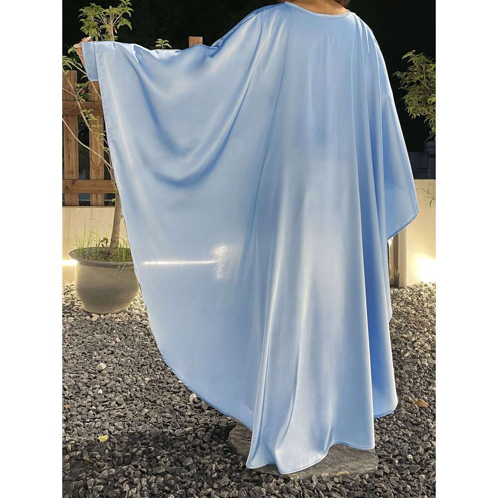 Foreign Trade Elegant Simple Women's Cape Pearl Robe Abaya