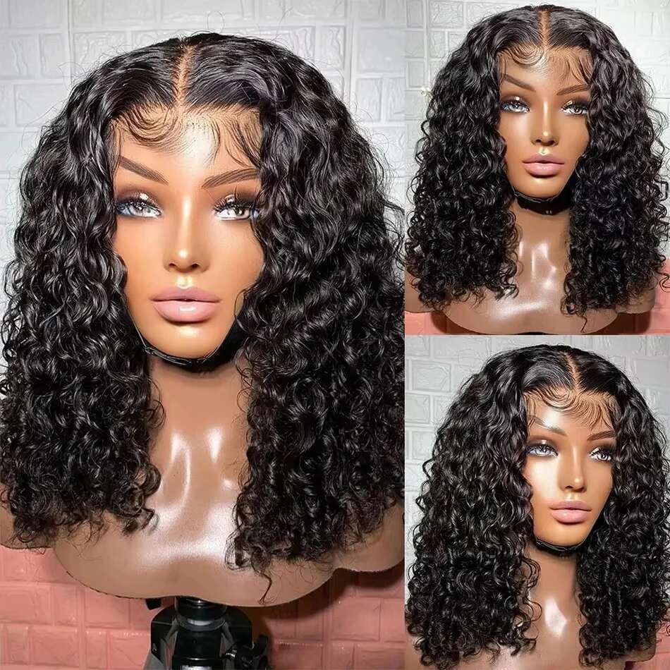 Nneka Curly Wigs 5x5 4x4 Closure Human Deep 13x6 Water Wave Lace Front Wig 13x4 Brazilian Hair