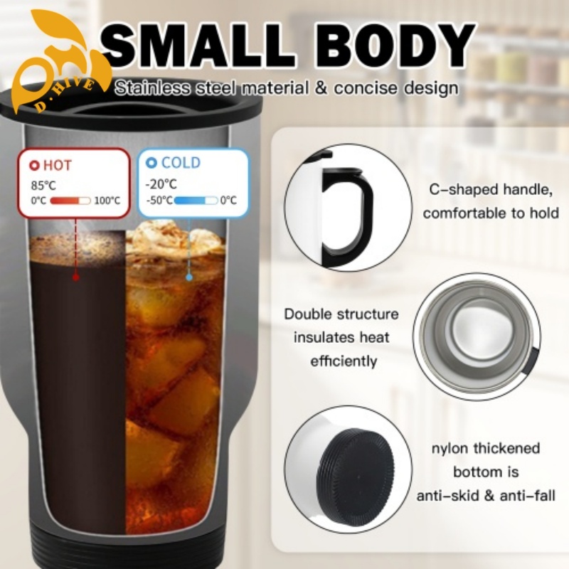 Free Shipping Professional Customized fashion Water Large-capacity handle car cup 140Z stainless steel car straw drink