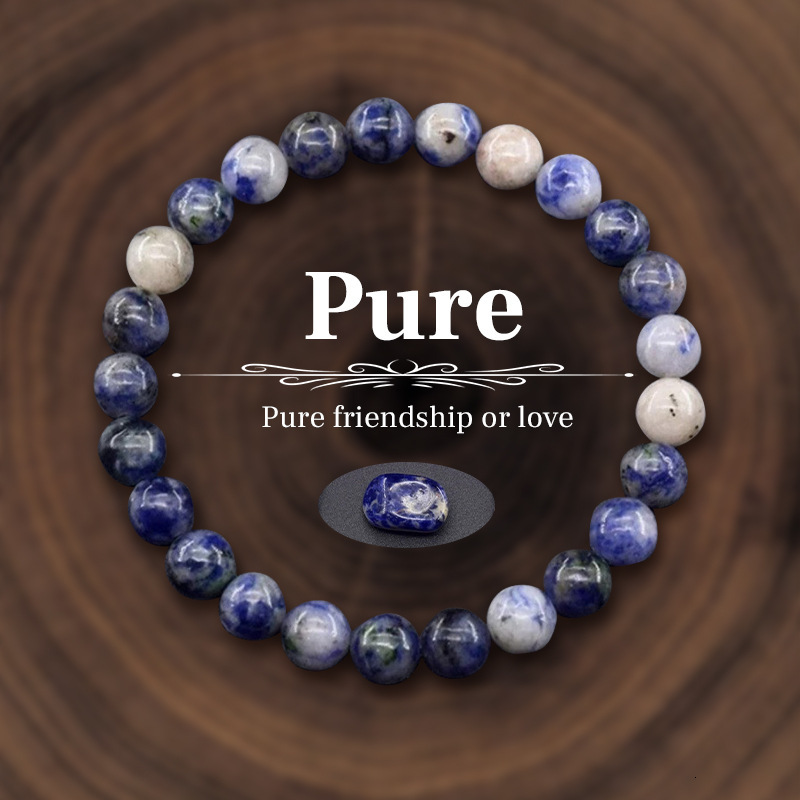 Natural Quartz Healing Crystal Stretch Beaded Bracelet Wealth Money Jewellery Men Women Gifts