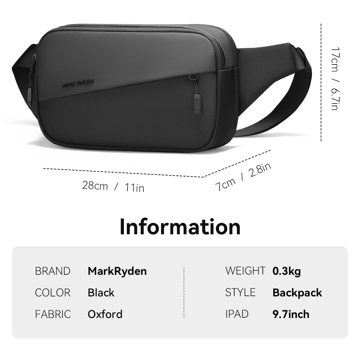Mark Ryden Stylish Crossbody Bag crossbody bags er mens crossbody bag small bag chest bag for men bags for man 250519