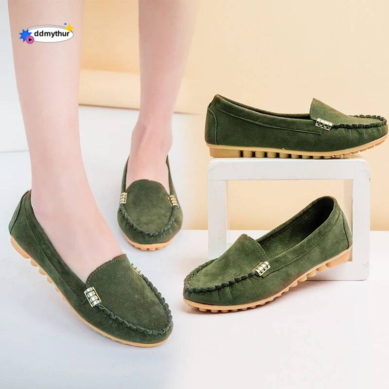 for 2023 Spring Autumn Women Casual Shoes Slips Round Toe Denim Flat Loafer Plus Size Jeans Zapatos ddmythur