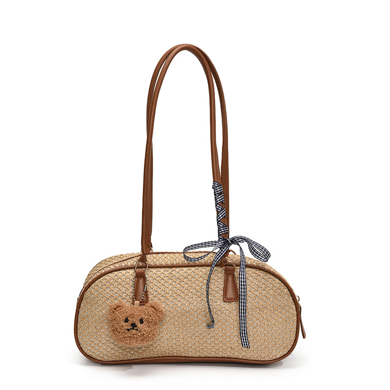 Free Delivery Designer Bag 2025 Texture Women's Weaving Simple Commuter Single Shoulder Slant Cross Leisure Ins Small Square Bag Luxury Bag