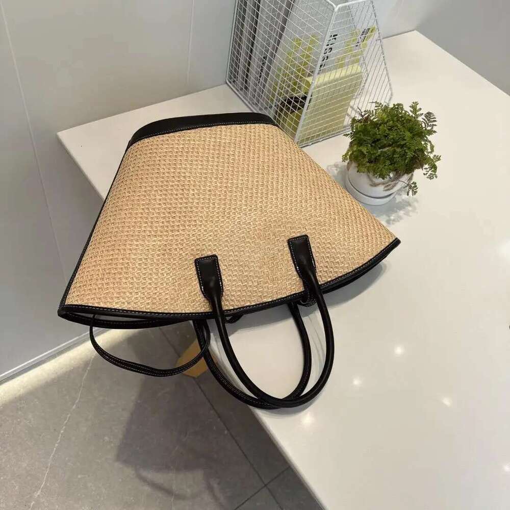 Women's Bags Designer New Handmade Straw Large Capacity Raffia Shoulder Tote Bag For Women