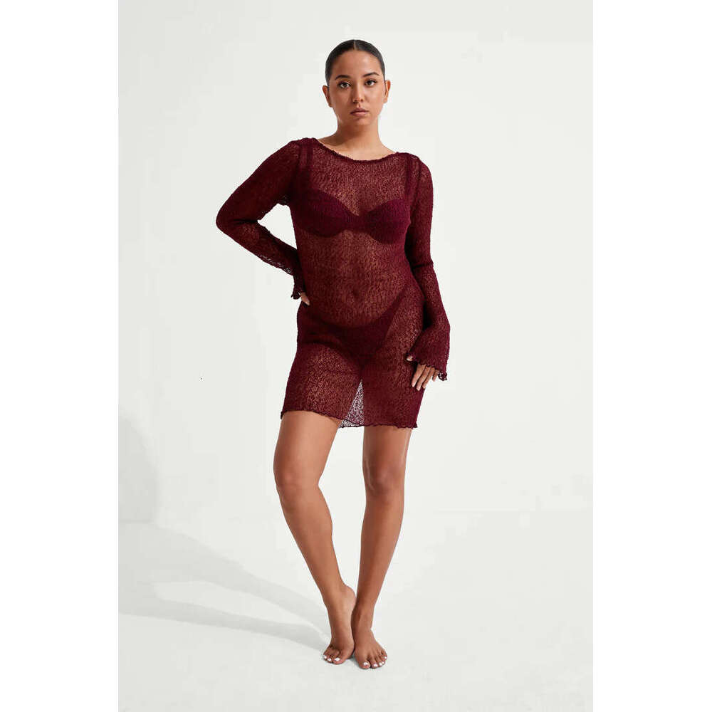 Halter Dress New Knitted Sexy Beach Hoodie Hollow Holiday Skirt Women S Summer Dress Maxi Dress