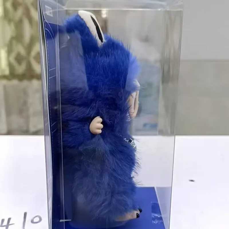 In Stock Ksbu 17cm Monster Labubu Series Blind Box Blue Vinyl Creative Change Dolls Cute Toys Girl Kid Birthday Gift Toy Pendant Free shipping
