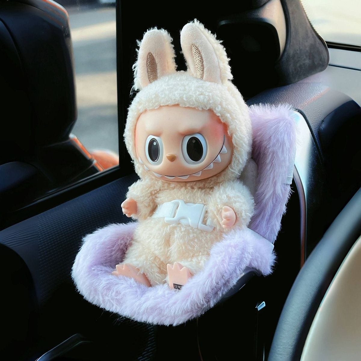 labubu Accessories Plush doll car air vent decoration seat with aromatherapy 18 cm inner doll available