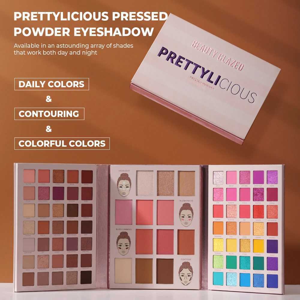 82 Color Matte Eyeshadow Palette Earth Color Shimmer Glitter Earth Eye Shadow Power Set Cosmetic Makeup Tools Make Up W250520