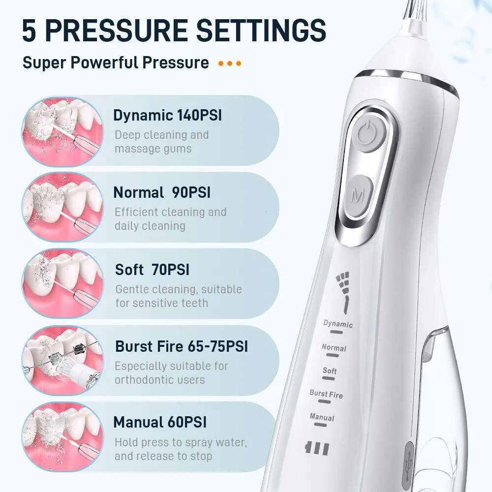 Household electric arterial irrigation convenient beauty device, water flosser, dental calculus irrigator, oral c