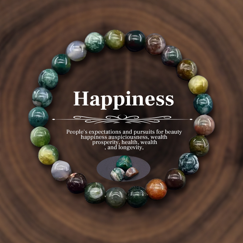 Natural Quartz Healing Crystal Stretch Beaded Bracelet Wealth Money Jewellery Men Women Gifts