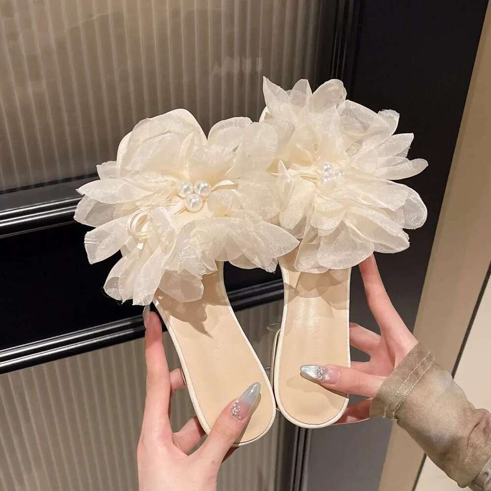 free shipping designer sandals slippers women slides white beige indoor outdoor casual shoe trainers sneakers new
