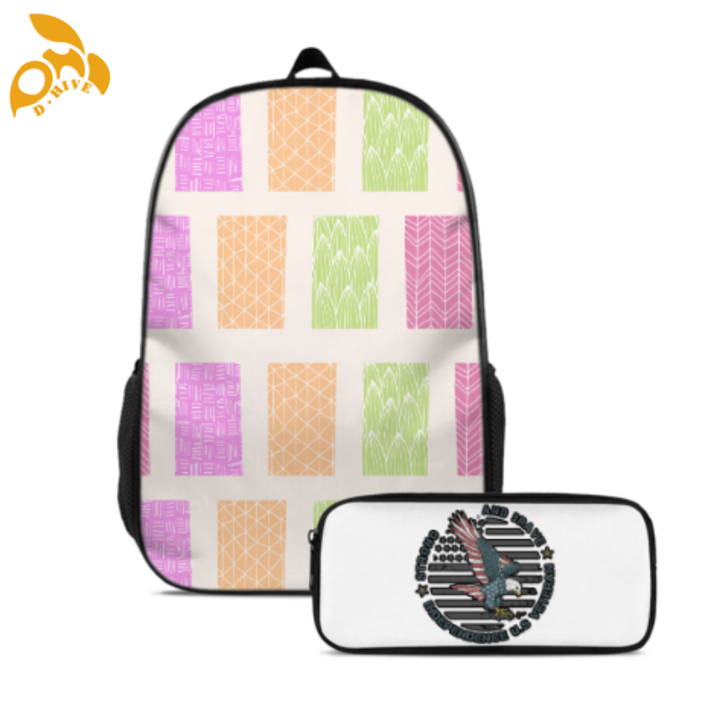 Free shipping: fashion designer custom round beige, white and black semi-long lightweight, simple and portable casual schoolbags, pen cases