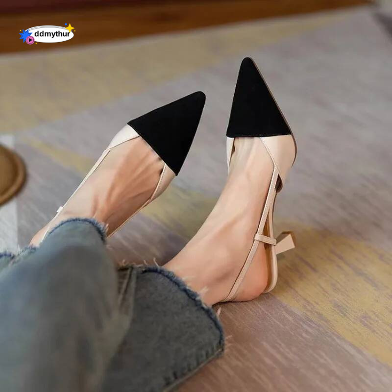 High Heels Summer 2024 New Arrival Fashion Buckle Pointed Heel Sandals Women Comfort Simplicity Stilettos Sandalias De Mujer ddmythur