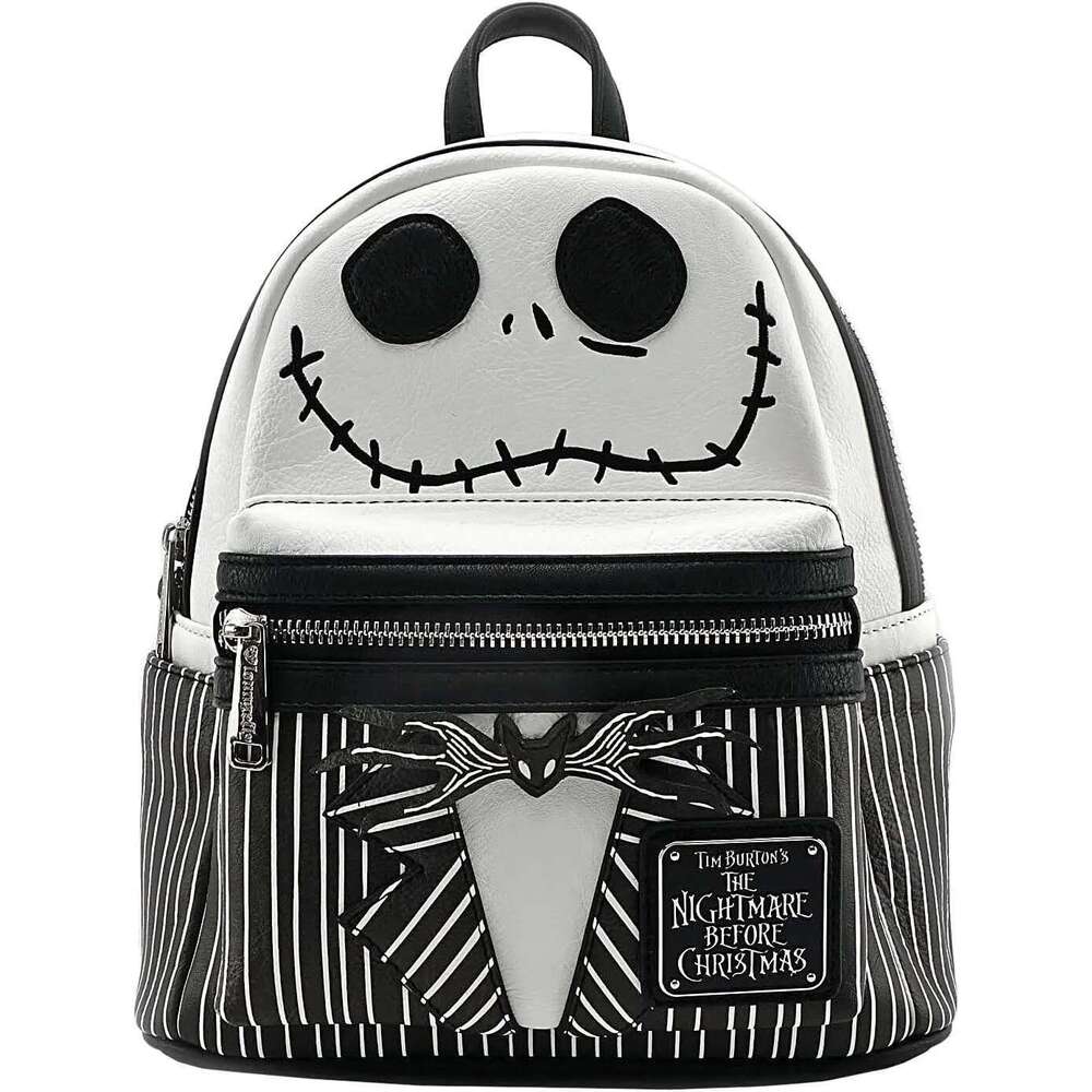 Loungefly The Nightmare Before Christmas Tarot AOP Mini Backpack Halloween Cosplay Leather Bag