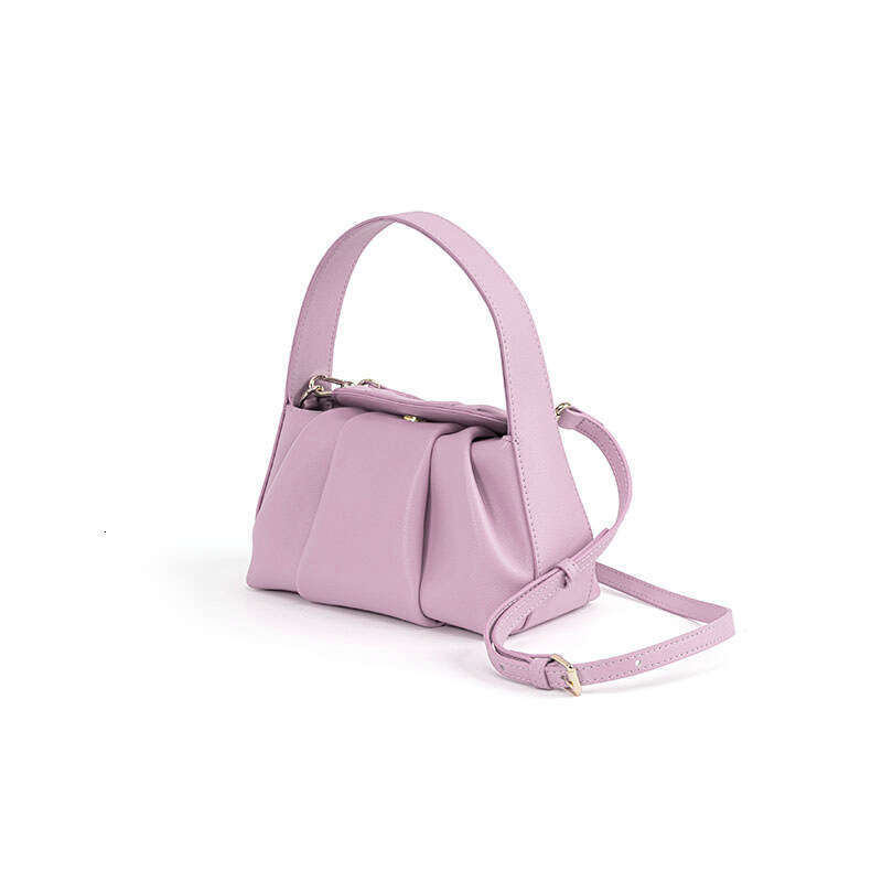 Genuine Leather Women's French Pleated Cloud Versatile Fashion Bag 2025 New Handbag High-End Crossbody Bag